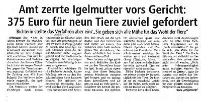 Offenbach Post, 15. Dezember 2005, Seite 1